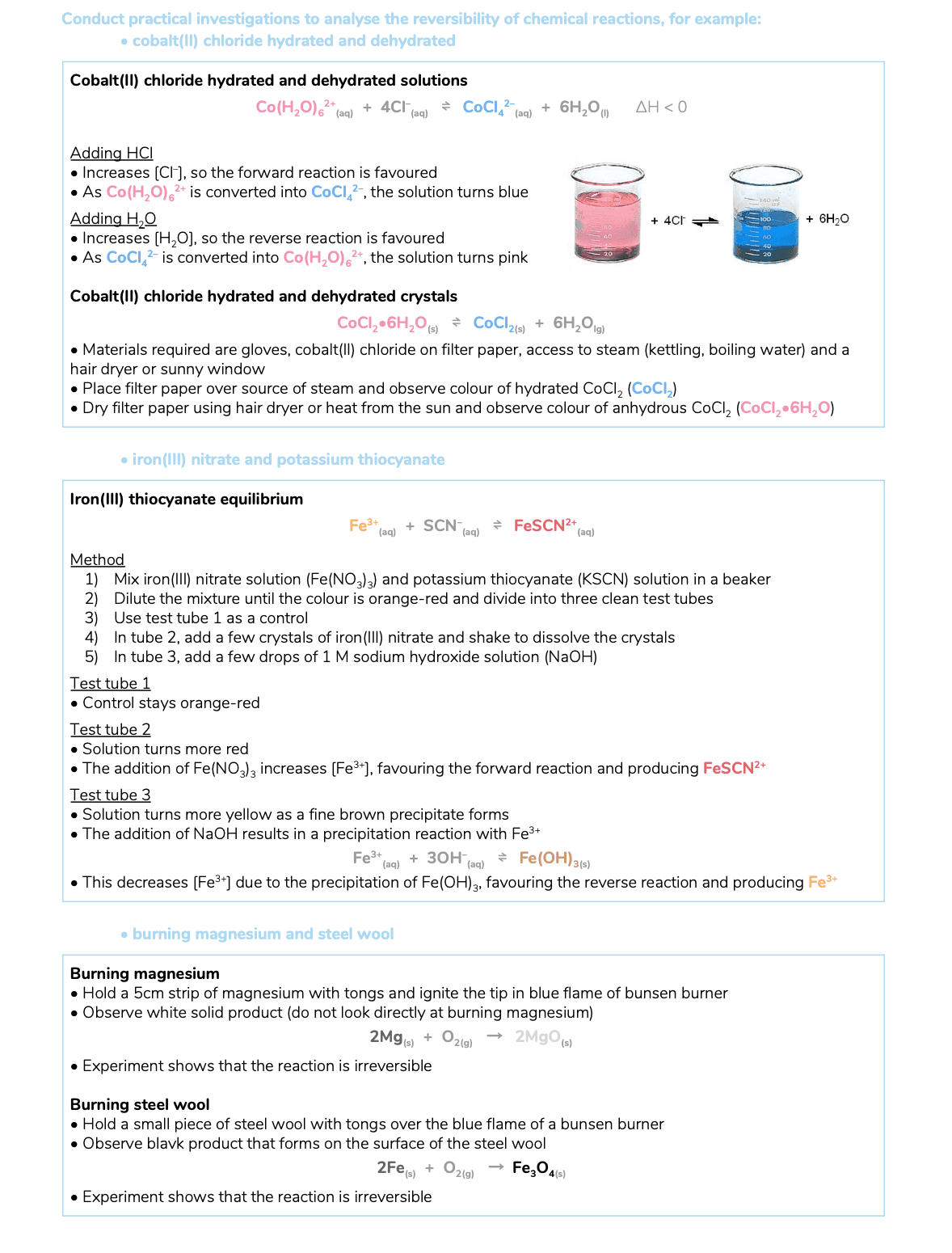 Example lesson notes