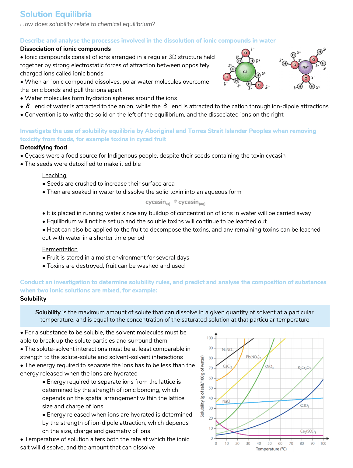Example lesson notes